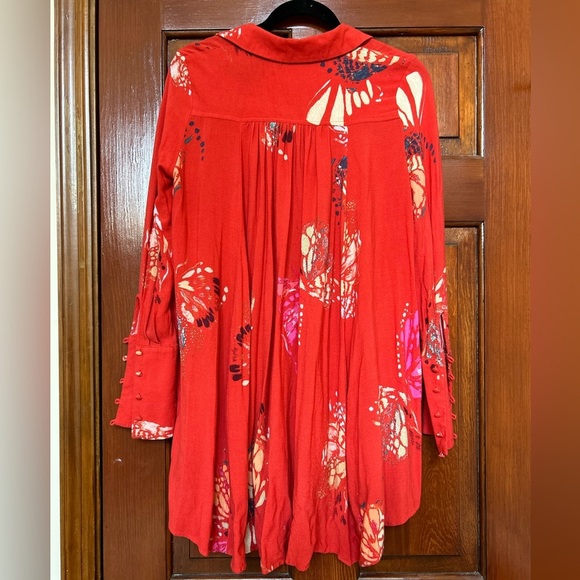 🦋 Free People extra small butterfly mini dress tunic 🦋 - Picture 10 of 14